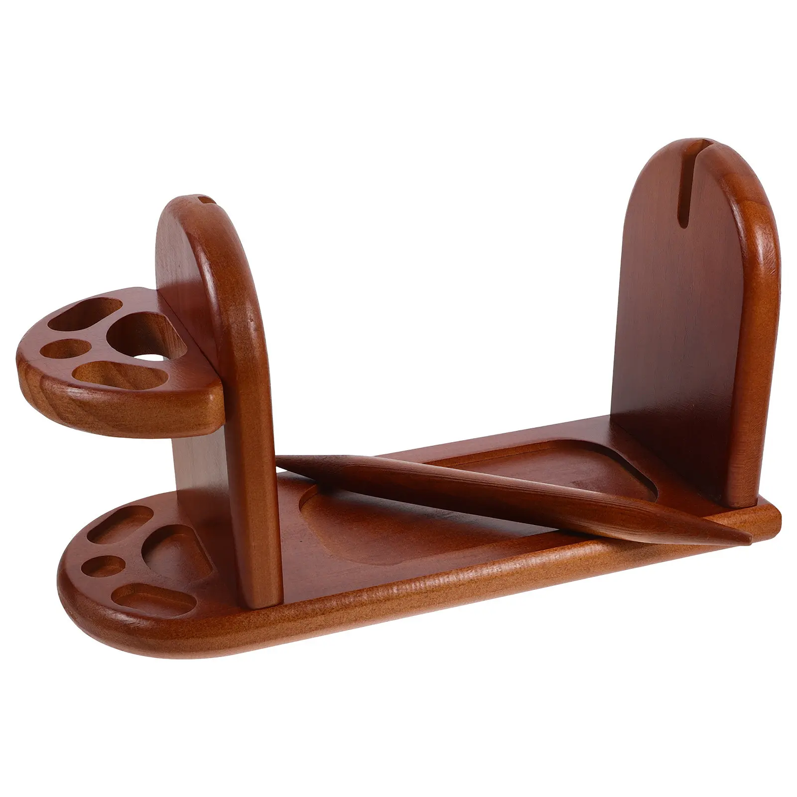 

Sturdy Wooden Yarn Holder for Crocheting Knitting Quilting Embroidery Spool Rack Natural Wood Thread Stand DIY Sewing Tool