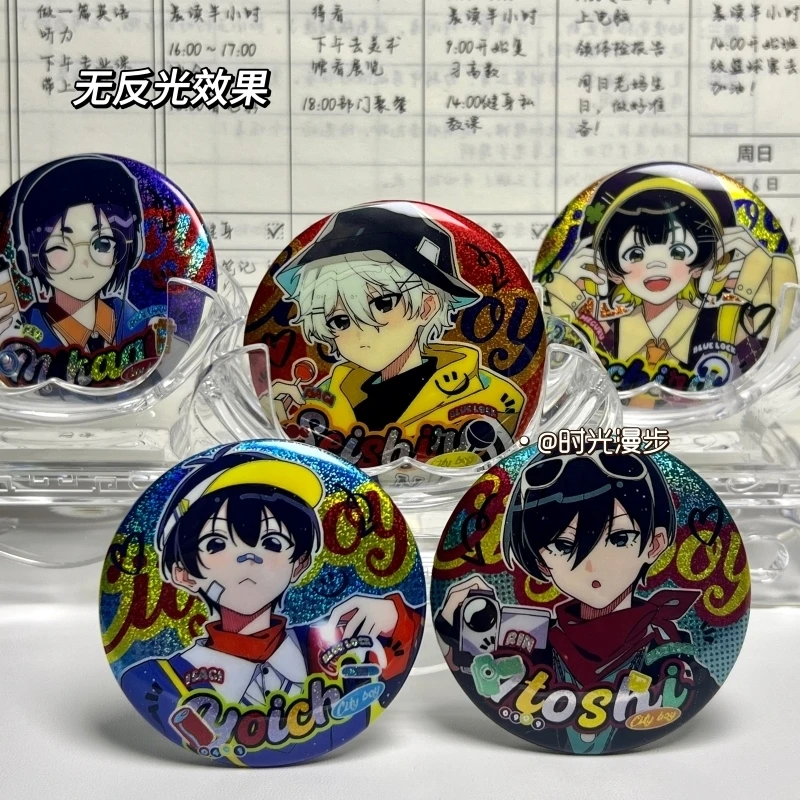 Anime BLUE LOCK Isagi Yoichi Rin Itoshi  Cosplay Lesser Calorie Laser Badge  Ambitus