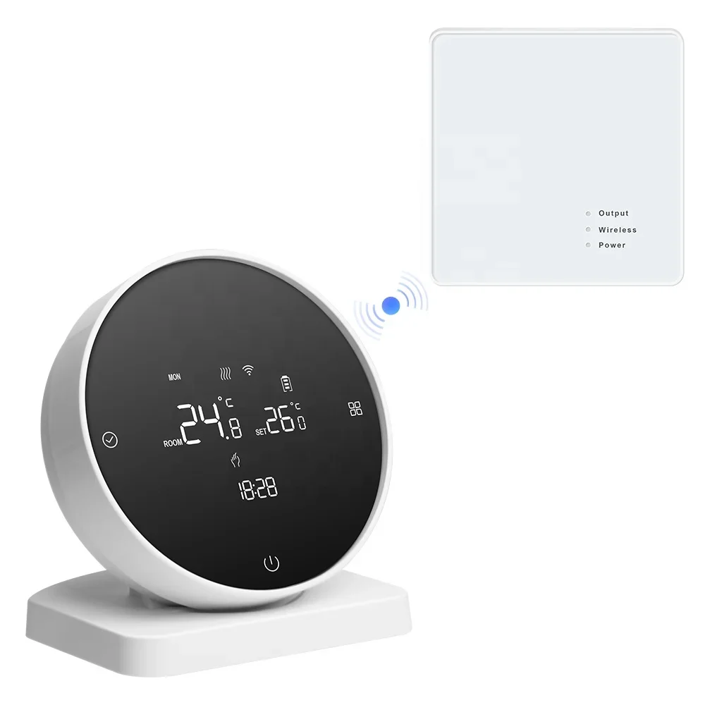 

RF wireless WiFi thermostat free potential dry contact boiler heating thermostat