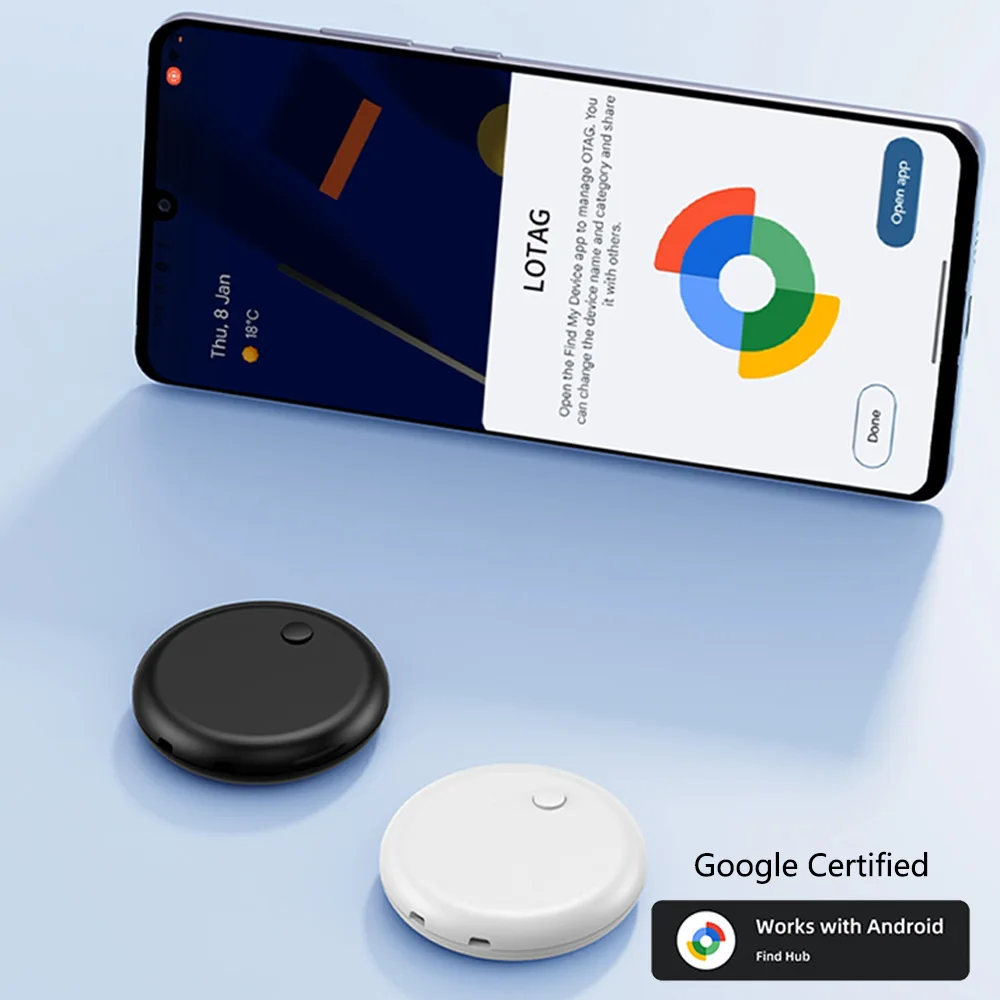 

Android Tracker Tag Key Tracker Compatible with Google Find Hub Bluetooth Air Tracker Tag Item Finder for Keys, Wallet,Suitcase