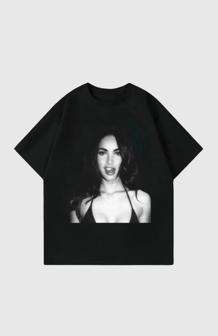 Megan Fox Bikini Camiseta gráfica masculina para homens estilo ocidental camiseta unissex disponível no armazém local camiseta grande