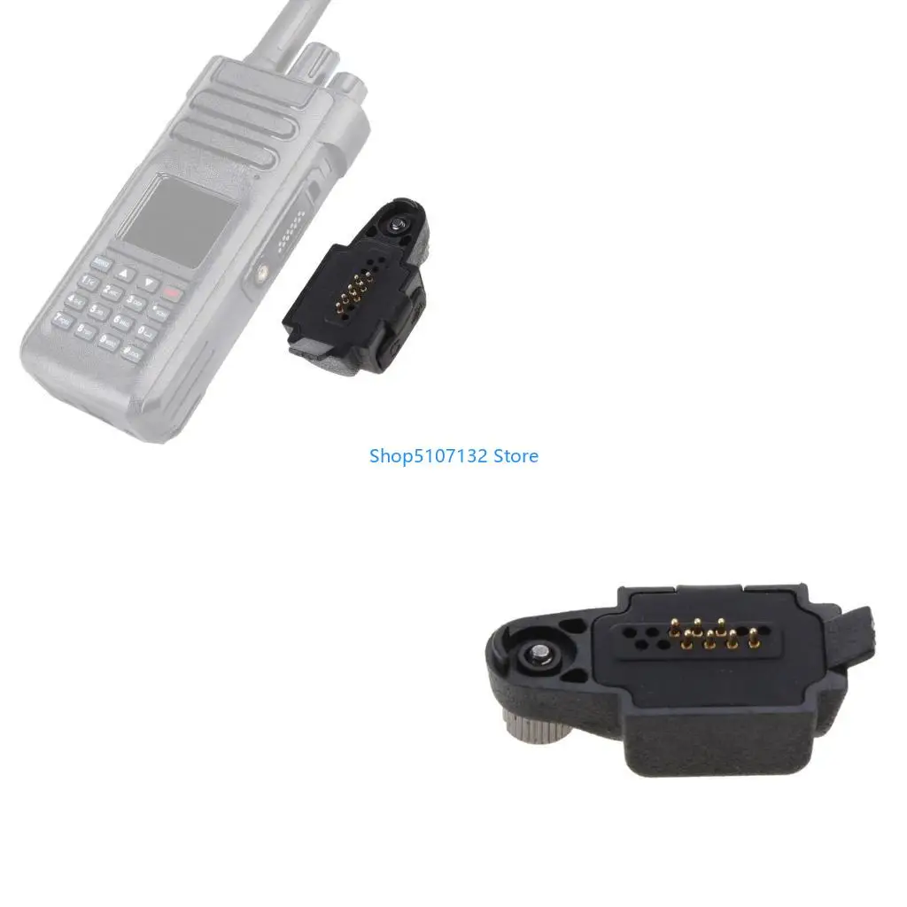 

87HD Walkie-Talkie Audios Adapter 2Pin Converter for GP328Plus Two Way Radio