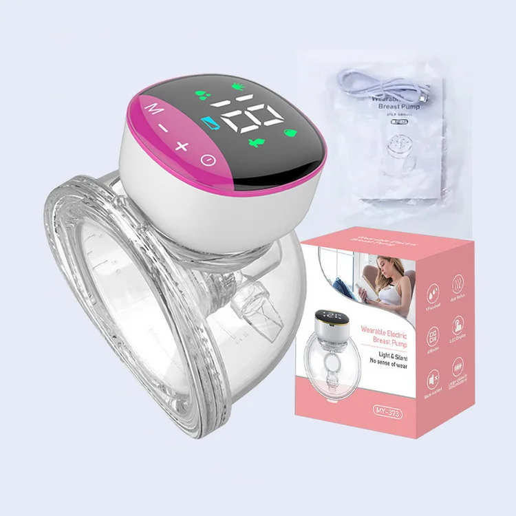 

STLF Food Grade Hands-Free Breastfeeding Pump Low Noise LCD Display Electric Wearable Breast Pump for Women Breastfeeding Baby