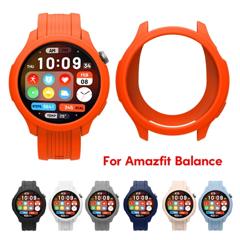 Screen Protector Case for Huami Amazfit Balance watch TPU Protective Covers Scratched Full Protective Bumper Shell