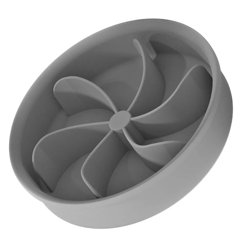 Slow Feeder Dog Bowl Silicone Pet Feeder Bowl for Small Medium Large Breeds Promotes Healthy Eating Prevents Gulping Supports