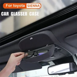 New Car Glasses Holder Case Sunglasses Glasses Storage Box for Toyota Sienna 2021-2024 Auto Interior Accessories