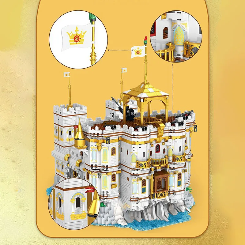 Reobrix-décennie s de construction modulaires Street View Series, Le modèle Royal Bay, Bricolage, Petits jouets pour parents, Cadeau pour garçons, 66013 pièces, 4168