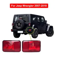 Luz antiniebla del parachoques trasero de 1 pieza para Wrangler 2007-2018 reemplazo de carcasa de lámpara sin bombilla 55078104 CA 55078105 Luces de advertencia de CA