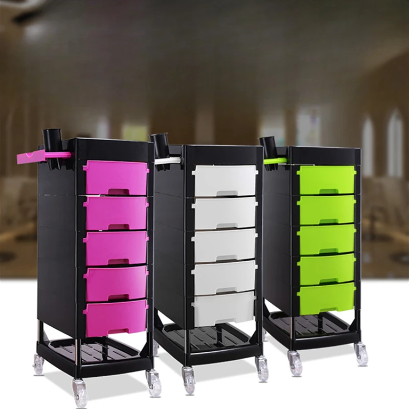 Trolley Cart Organizer Wheels Spa Furniture Lash Hair Salon Multi-purpose Manicure Aesthetics Tattoo