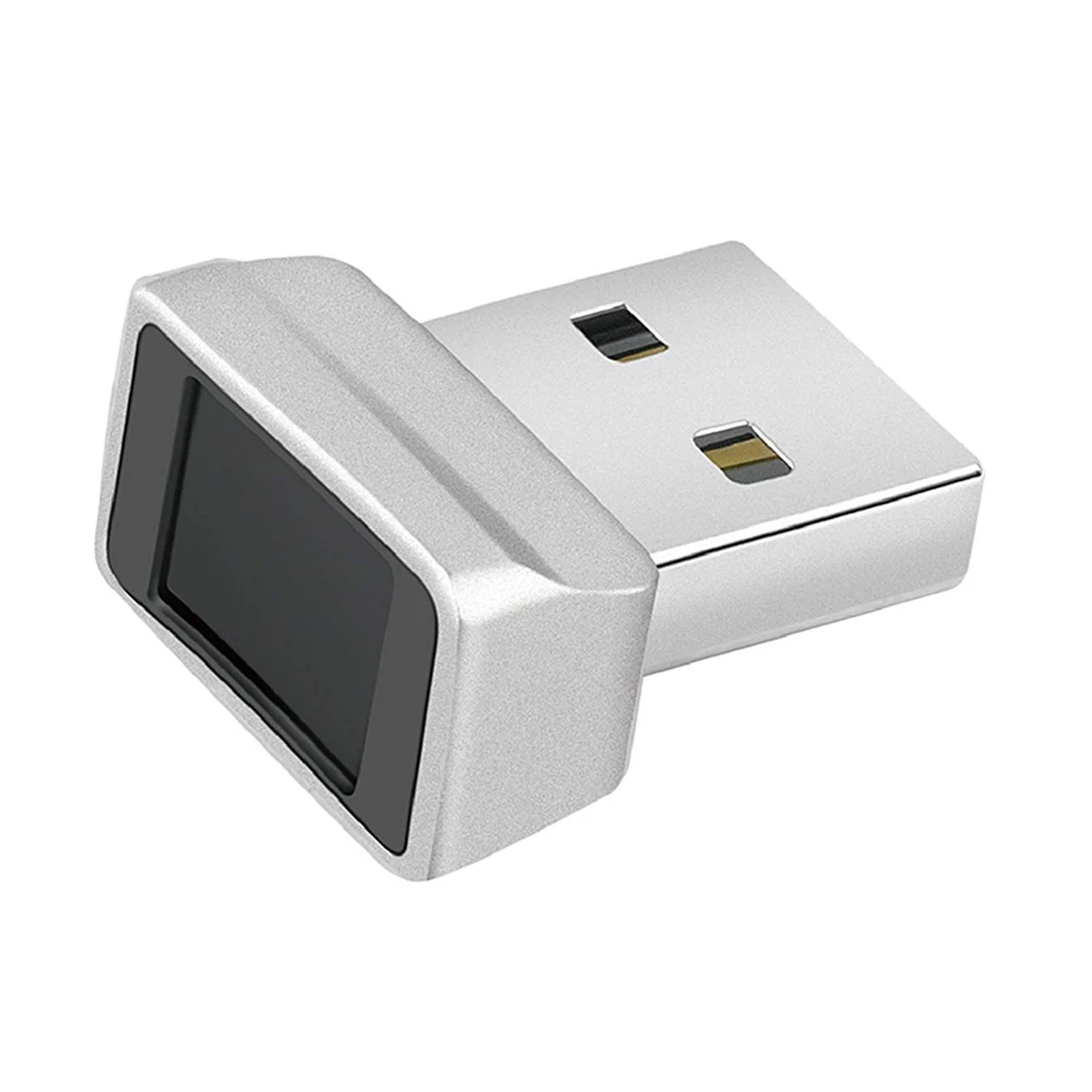 قفل ماسح ضوئي معدني بيومتري، قفل تسجيل الدخول عبر USB بدون كلمة مرور، وحدة قارئ بصمات الأصابع الصغيرة المحمولة، الكمبيوتر المحمول لنظام التشغيل Windows Hello