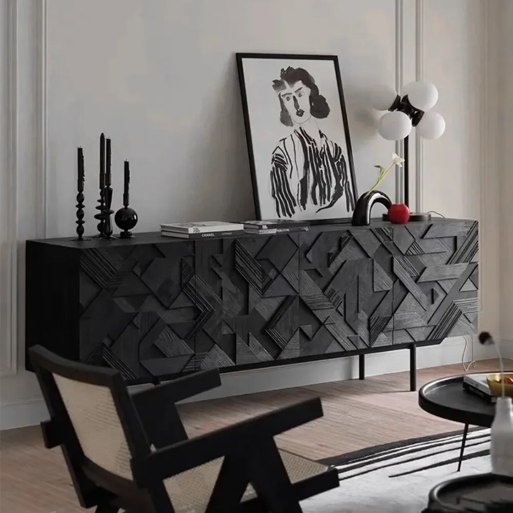 

Wooden Display Cabinet Drawers Luxury Mid Century Craft Living Room Cabinet Vintage Curio Szafki Do Salonu Home Furniture