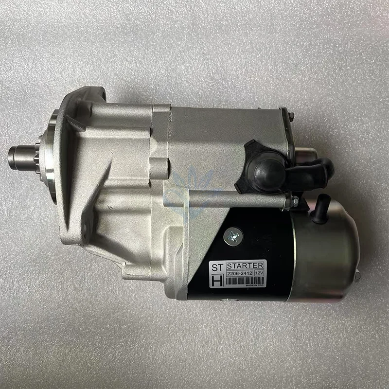 High Quality LUYUE 12V Starter Motor 2206-2412 for Engine C4.4 Excavator Parts RoHS/CE Certified 3 Months Warranty