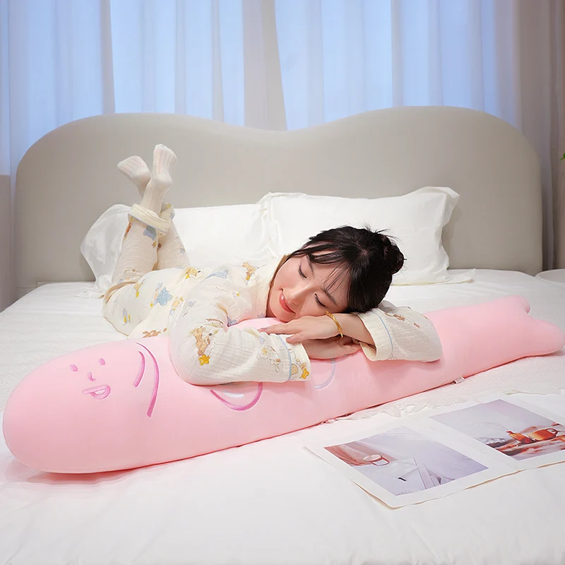 وسادة مضحكة لطيفة للجسم، قاعدة فائقة النعومة غير قابلة للانزلاق، هدية رائعة للمنزل، أريكة السرير، استخدام المكتب، قابلة للغسل في الغسالة