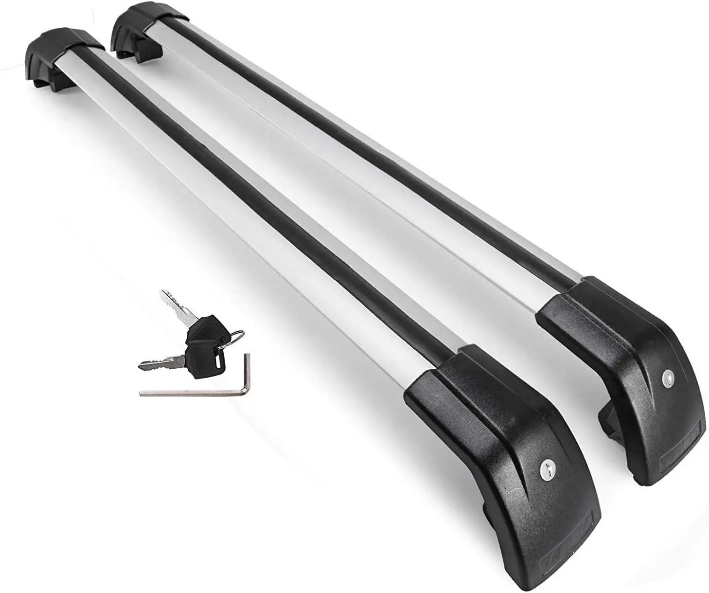 Roof Rack Cross Bars for BYD SEAL U DM-i (SONG Plus DM-i) 2023-2026, Lockable Design & 75kg Capacity | Black Mixed Silver