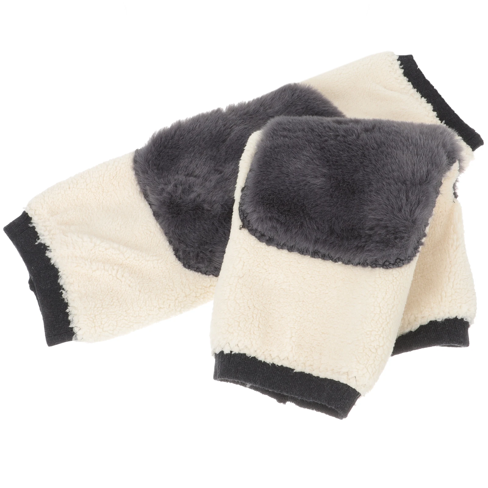 

Warm Knee Pads Three-layer Full-wrap Thickened Protectors Leg Warmers Fleece Lining Padding Sports Winter Covers