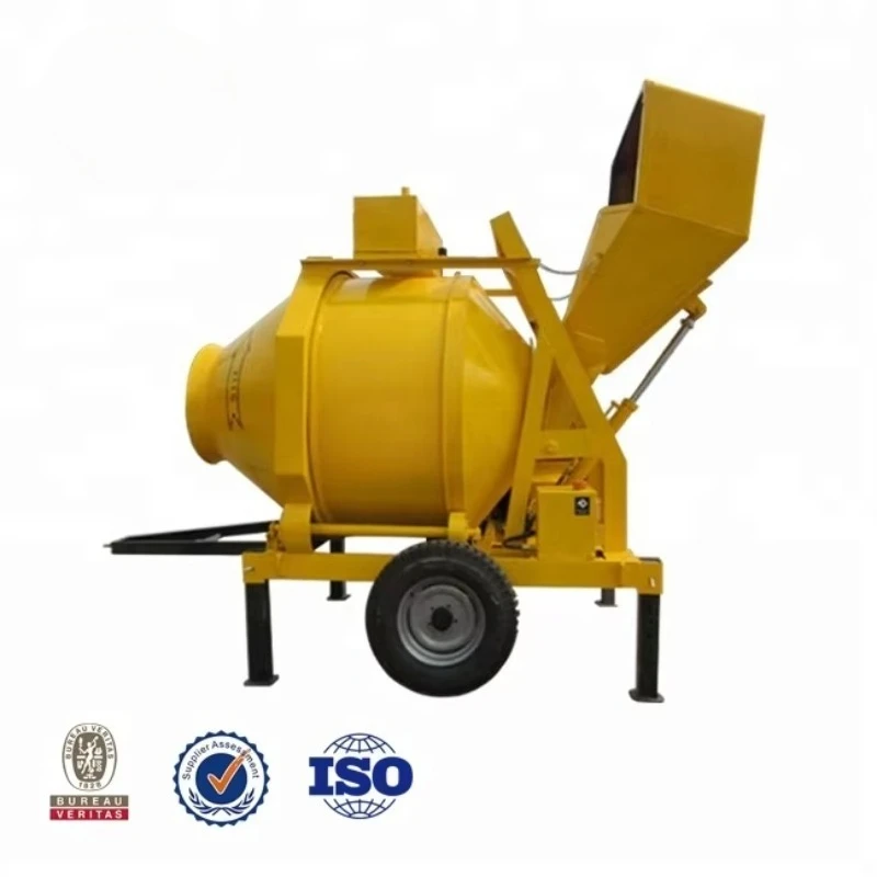 Portable Concrete Mixer Trailer Small Cement Mixing Machine for Building Site Compact Design Easy Move Construction Tool