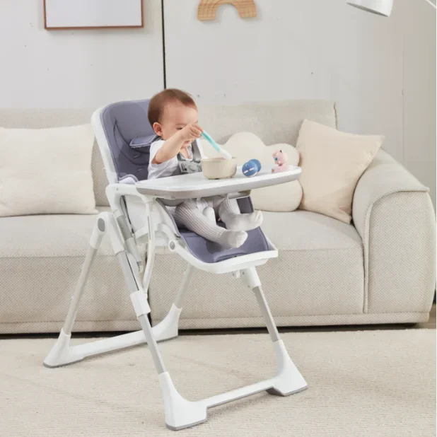 3 in 1 Multifunctional High Chair Children Safety Baby Dining Chair Adjustable Toddler Feeding High Chair Can Customized Color