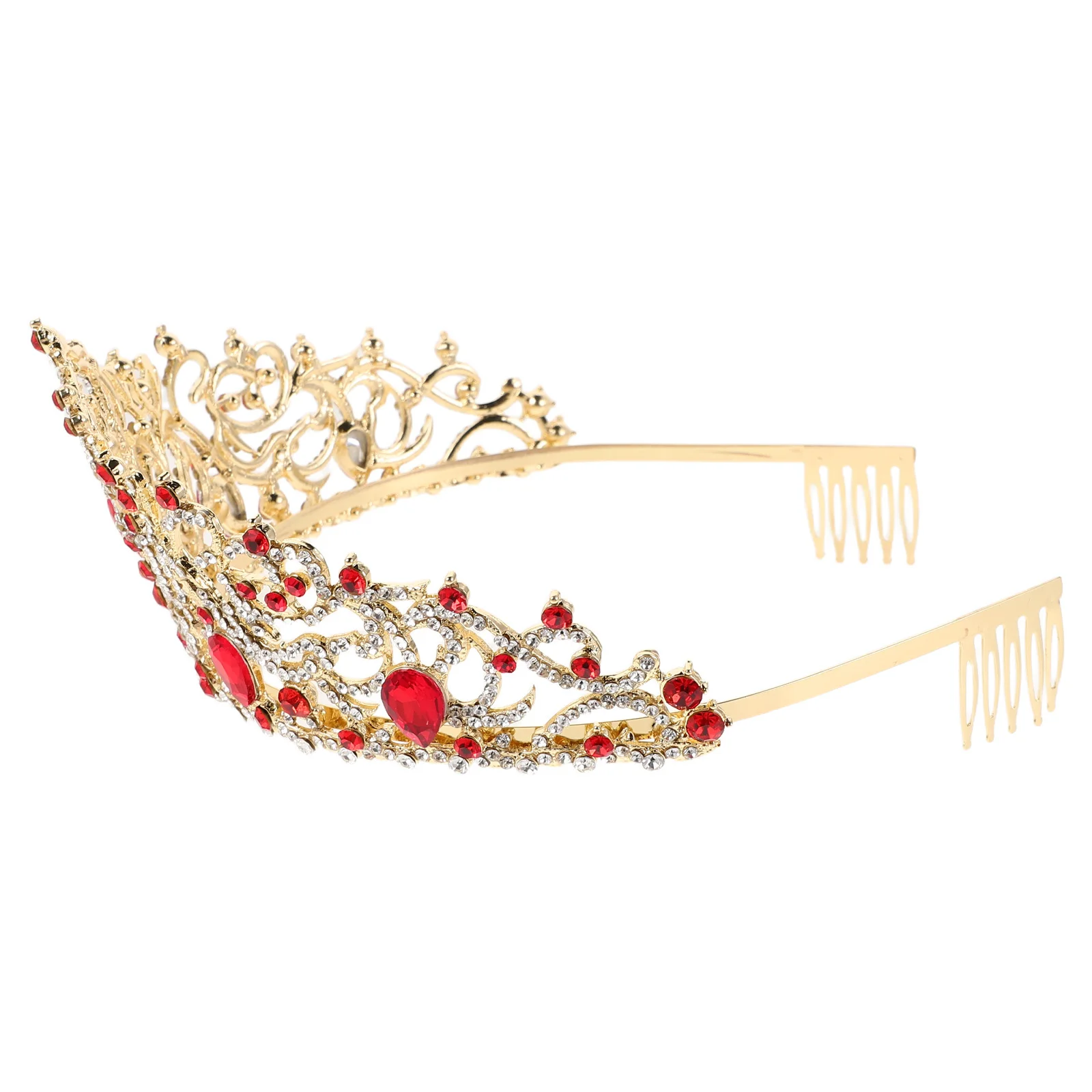 

Queen Crown Women Rhinestone Bride Headpiece Bridal Wedding Hair Accessories Birthday Party Prom Crowns for Woman