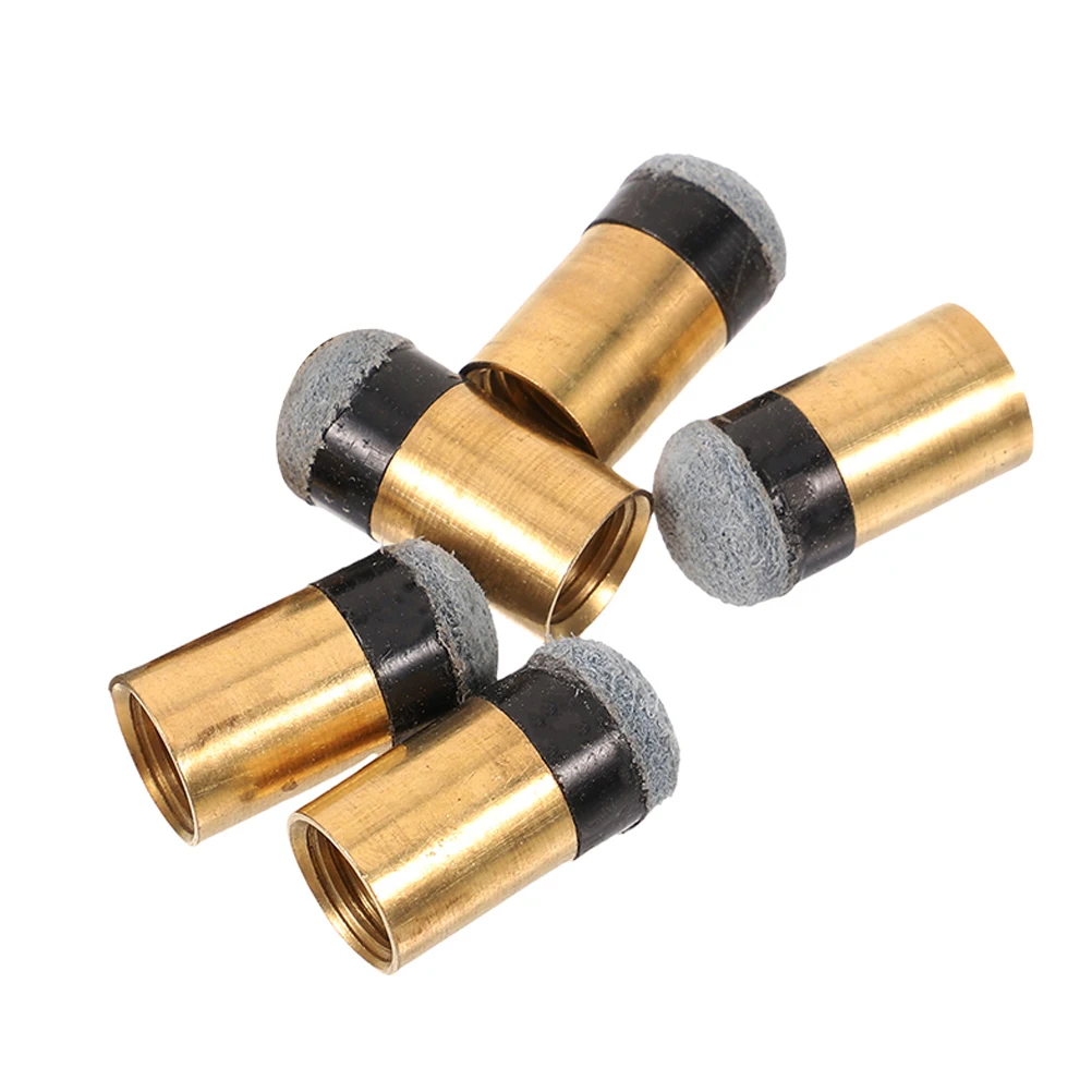 

5Pcs Replaceable Nineball Cue Tips Repair Kit Screw on Billiard Accessories Pool Cue Spare Parts Billiards Tool