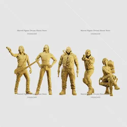 Multiple 1/64 1/43 1/35 Scale Miniature Scene Doll White Model Un-panited Cyberpunk Johnny Silverhand Jack Judy Action Figure