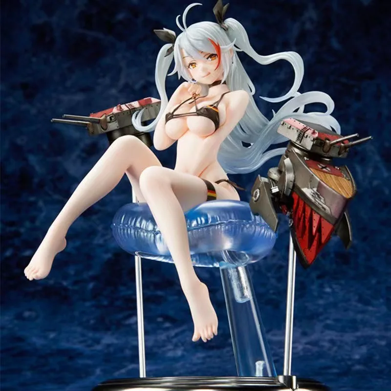 

21cm Azur Lane Sexy Anime Figure Prinz Eugen A Smile PVC Action Figure Anime Swimsuit Girl Figure Adult Model Doll Toy Gift