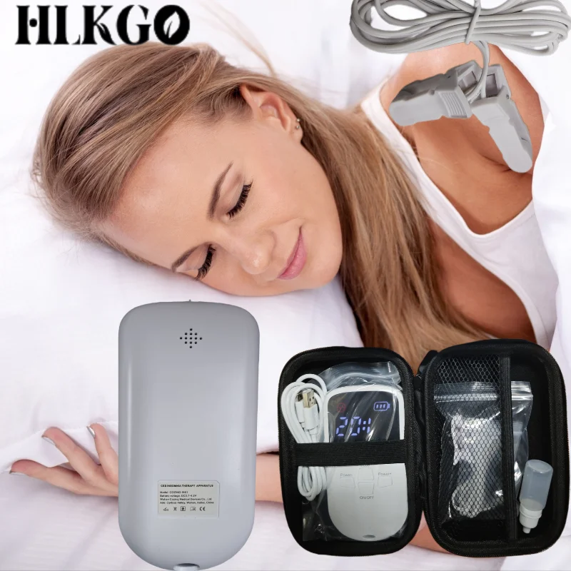 

CES Brain Stimulation Device - Microcurrent Therapy for Deep Sleep, Hypnosis & Anxiety Management