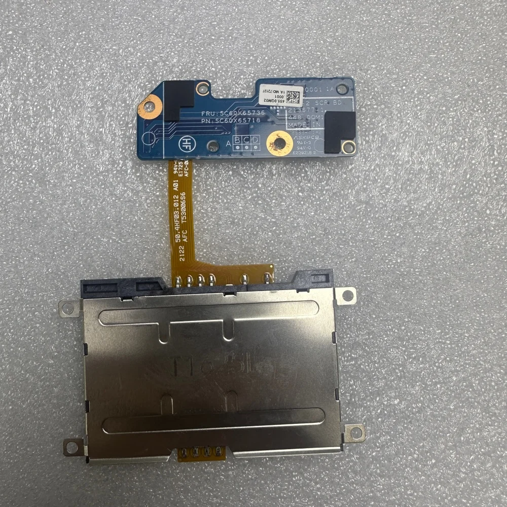 

Новая плата считывателя смарт-карт для ноутбука Lenovo ThinkPad X13 Yoga Gen 3 + кабель FRU 5C60X65736