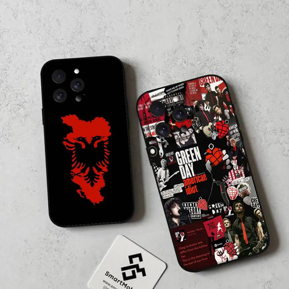A- Albania F-Flag Phone Case Soft TPU Skin-Friendly For IPhone 17/16/15/14/13/12/11 Series: PRO, MAX, PLUS ,Mini #4