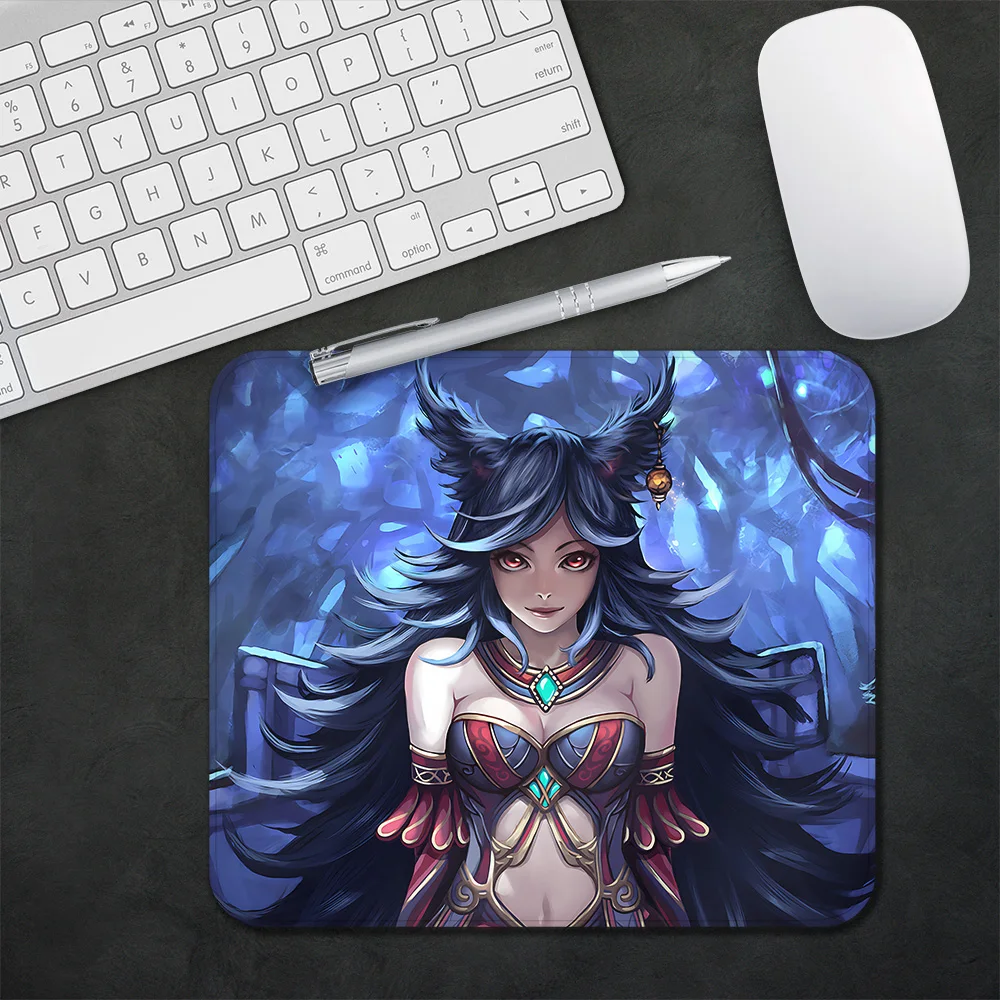 League Of Legends Ahri Gaming Mouse Pad XS Small Mousepad For PC Gamer Desktop Decoration Office Mouse Mat Deskmat Rug