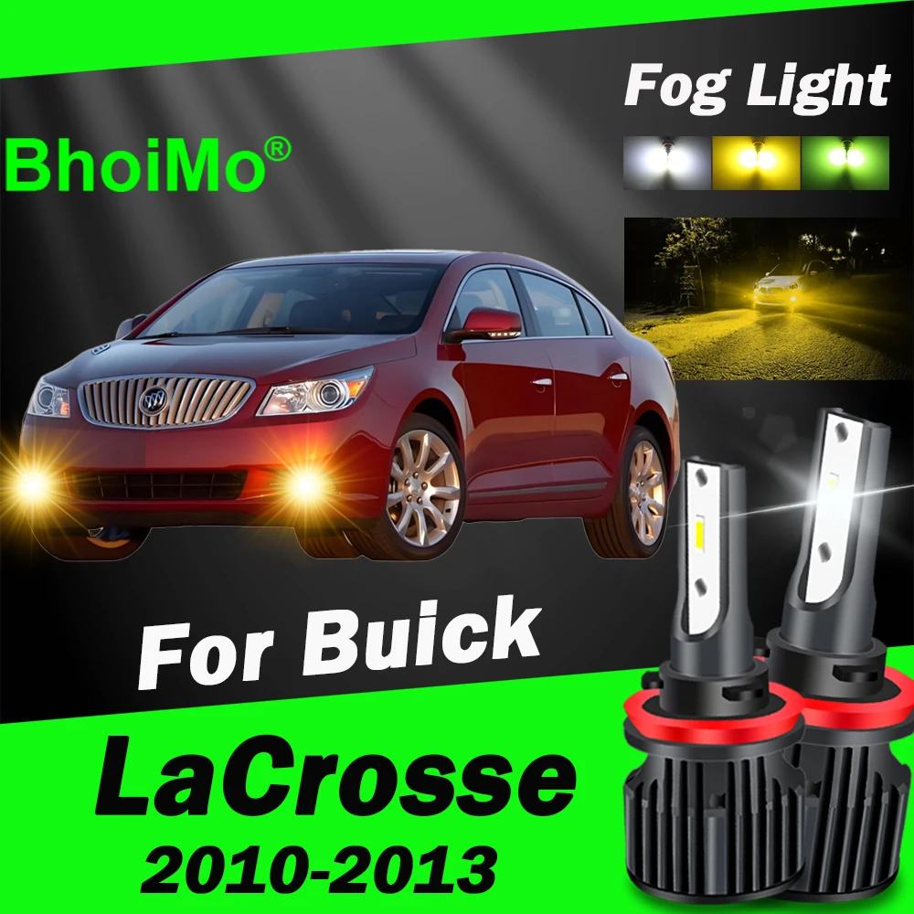 

BhoiMo Front Fog Light Lamp For Buick LaCrosse Led Bulb 2010 2011 2012 2013