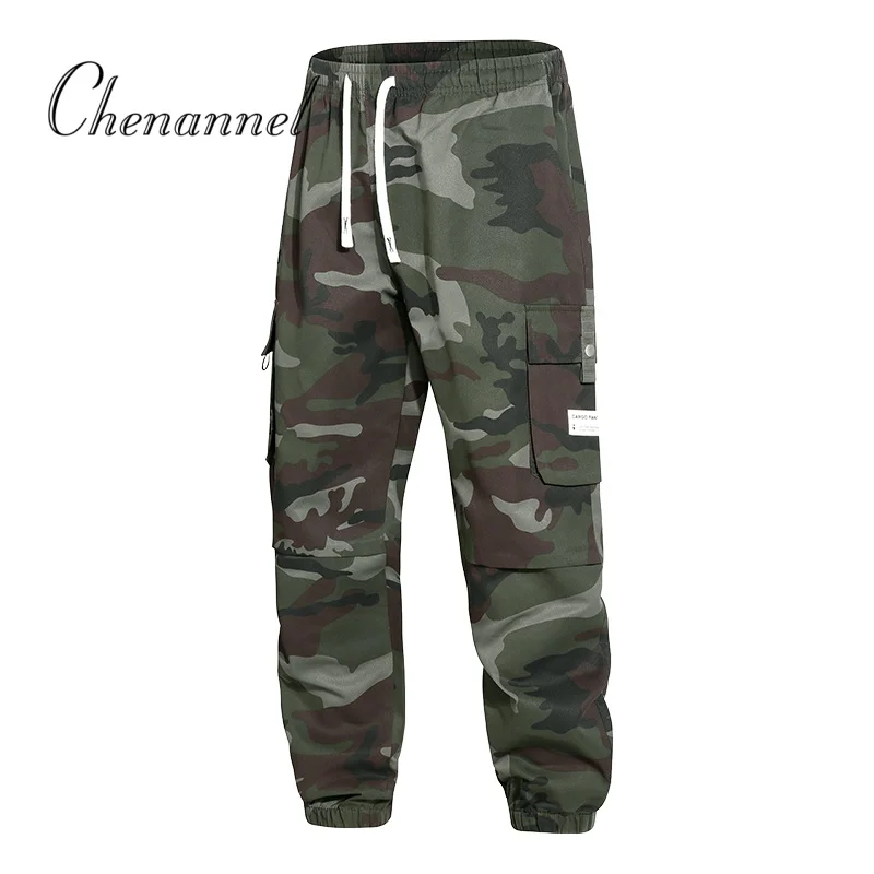 

Trendy Camo Cargo Pants Autumn Camo Cargo Pants Men's Trendy Casual Regular Fit Trousers With Pocket For Outdoor Activities