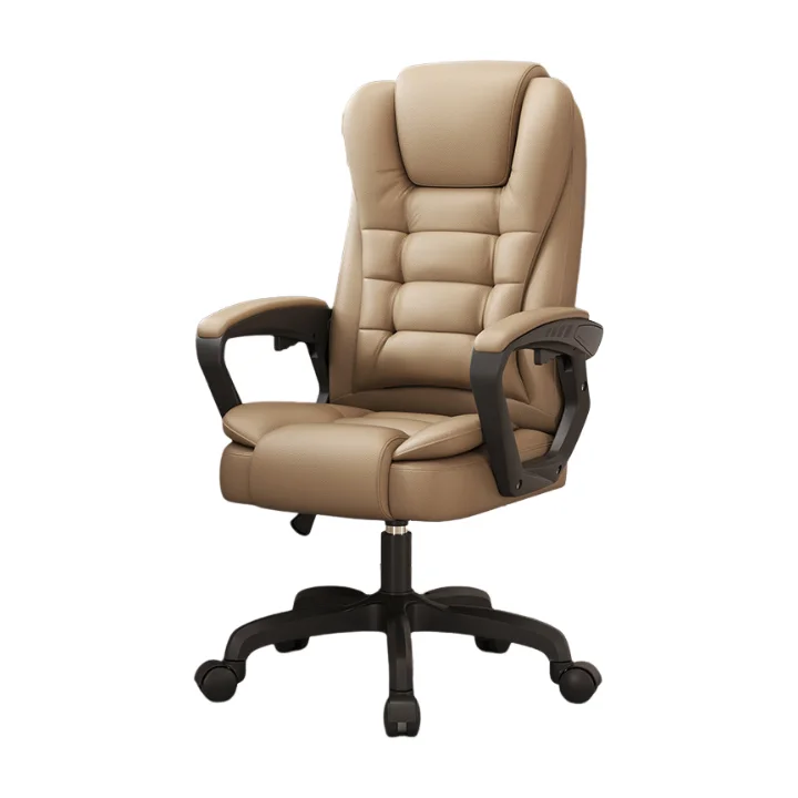 Executive Leather Ergonomic Office Chair Cheap High Back Revolving Guest Manager Boss Reclining