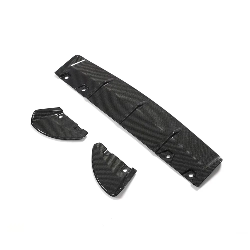Carbon fiber rear lip for 2022 BRZ/GR86, fits original mounting position, no cutting required, secured with screws/3M adhesive