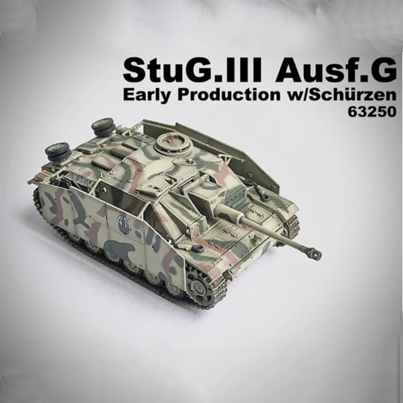 

1/72 Scale Stug III Ausf. G Type Early Side Armor 115 Assault Gun Brigade 1943 Tracked Tank Simulation Plastic Model Display