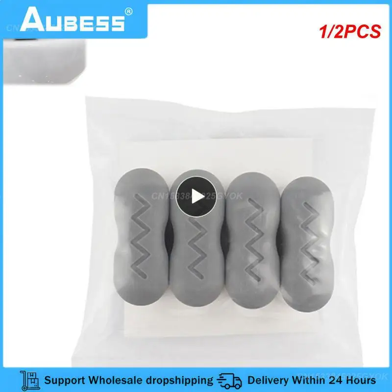 1/2PCS lot Antislip Toilet Cover Gasket Bumper Self-adhesive Seat Cushioning Pads Provides A Great Buffering Protective 4.5*2*2