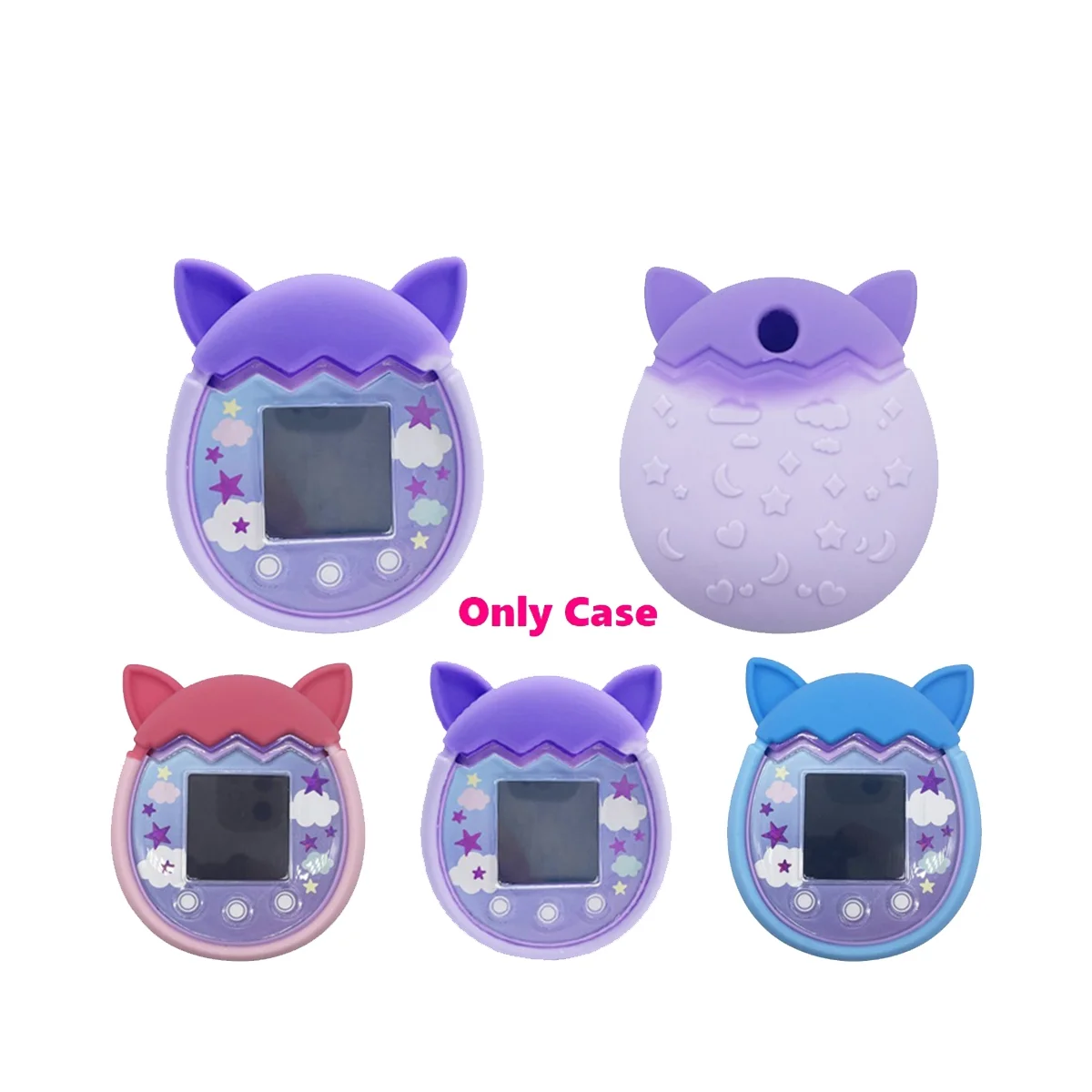 Para Tamagotchi Pix Silicone Capa Eletrônica Pet Machine Shell (B)