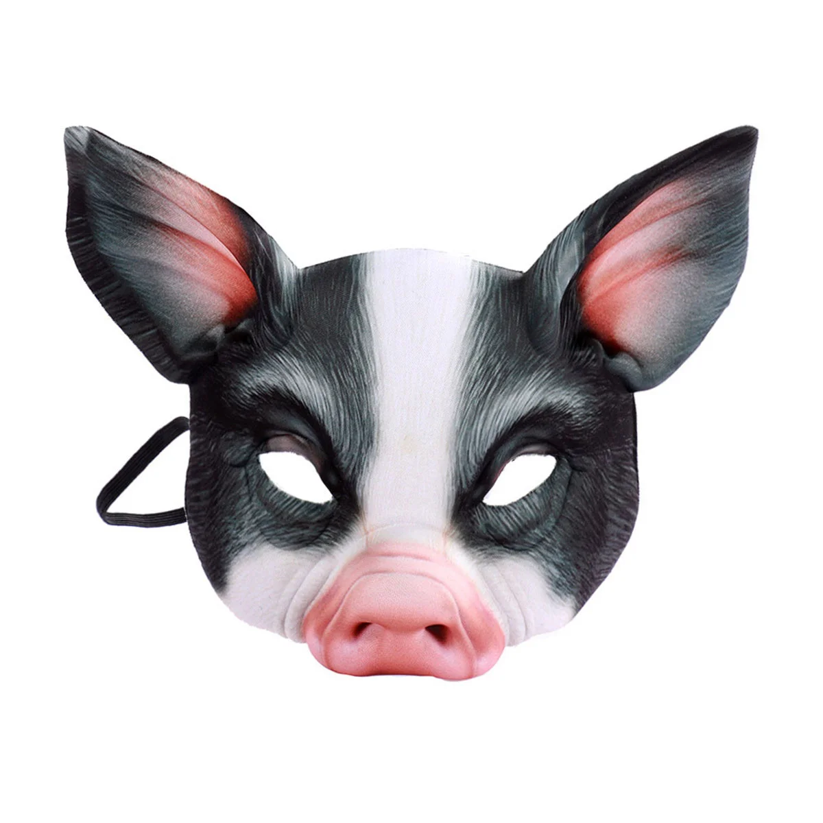 Masquerade Halloween Mask Animal Piggy Cosplay Props Pink Half Face Ball Toys for Kids