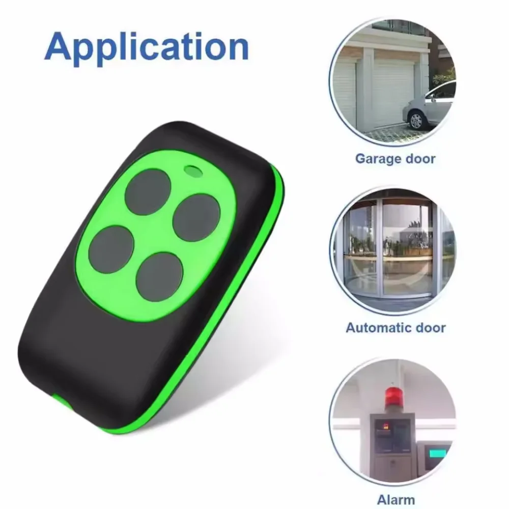 433Mhz 4 Keys Colorful Remote Control RF Wireless Copy Code Remote Electric Cloning Gate Garage Door Auto Keychain for Home