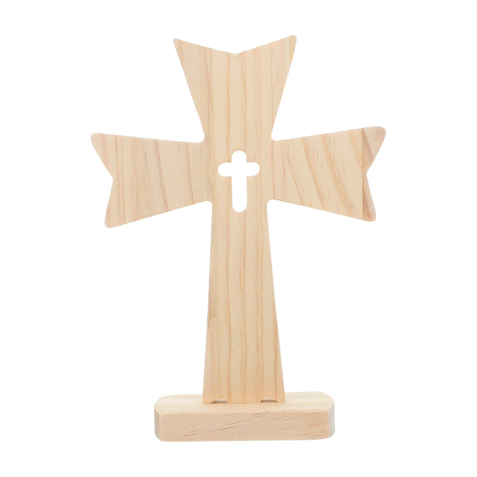 

Wooden Cross Sculpture Set Of 5 With Stand For Easter Table Centerpiece Church Altar Decor Craft Centerpieces And Christian