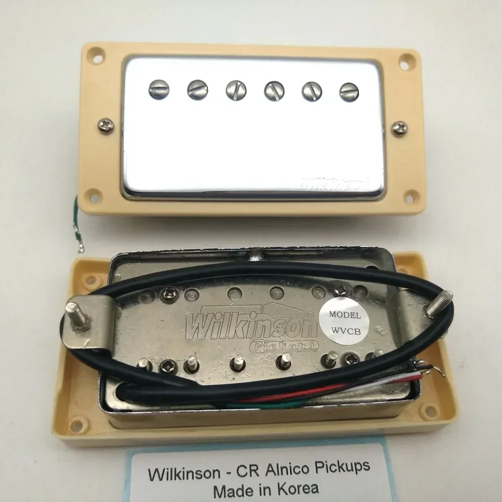 Yue Yun Music Store--Discount Hot Sale--Wilkinson WVC AlNiCo V Humbucker Pickups 4C Nickel Silver Made in Korea