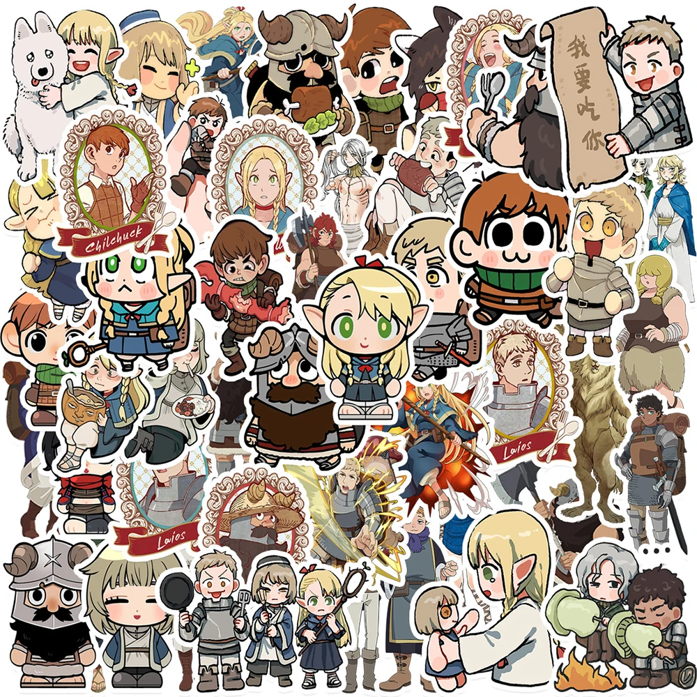 10/30/50pcs Leuke Heerlijke in Dungeon Cartoon Stickers Grappige Anime Graffiti Decals DIY Notebook Bagage telefoon Sticker Decoratie