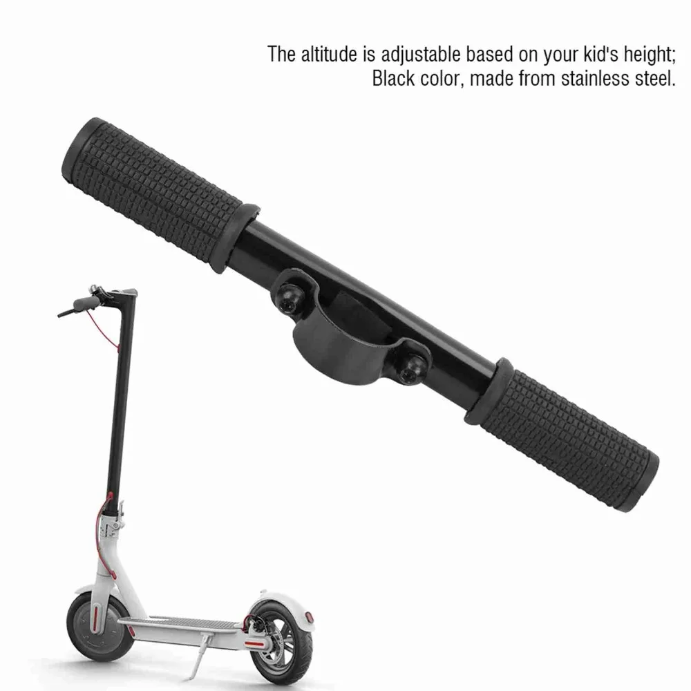 Durable Non-Slip Electric Scooter Handle Grip Adjustable Bar Black Child Handle Grip Safety Handlebar for Xiaomi M365 For Kids