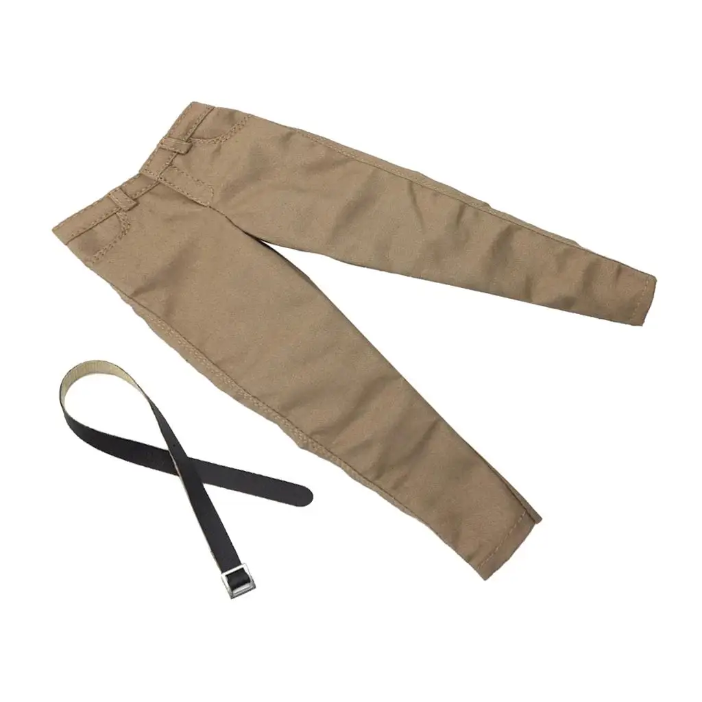 1/6 Scale Male Casual Pants Khaki Trousers for 12''  Action  Clothing Accessories