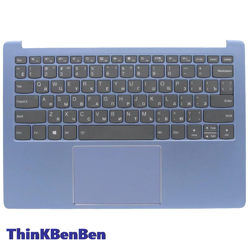 RU Russian Blue Keyboard Upper Case Palmrest Shell Cover For Lenovo Ideapad S540 13 13IML 13API 13ARE 13ITL 5CB0W43702