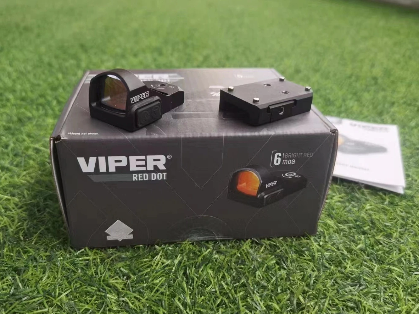 

Original Viper Red Dot Sight Tactical Mini Reflex Airsoft Pistol Sight Weapon Riflescope 6 MOA Dot with Picatinny Weaver Rail