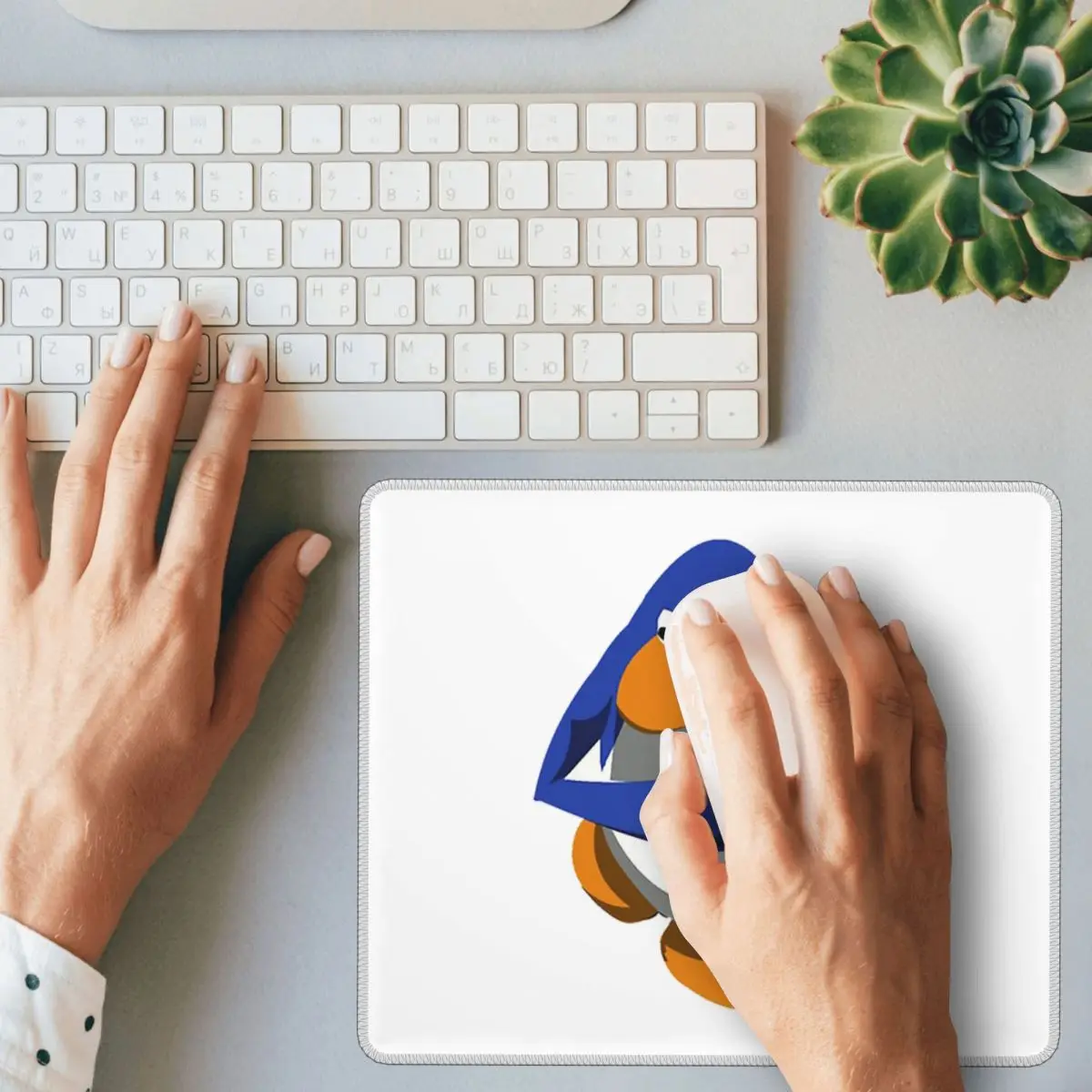 لوحة ماوس Club Penguin BOI لوحة مفاتيح الكمبيوتر ماوس حصيرة ألعاب الكمبيوتر حصيرة مكتبية لطاولة المكتب