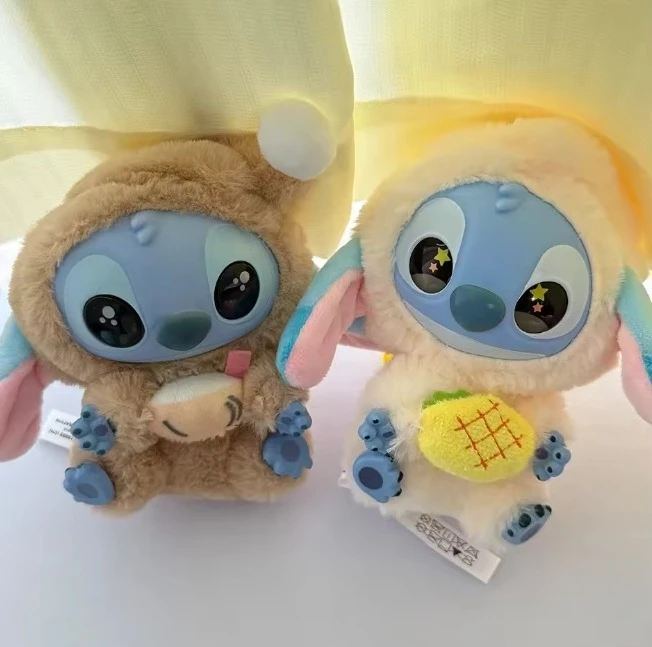 New Stitch Eat Some Thing Before Sleep Series ไวนิลกล่องตาบอดกระเป๋าจี้ตุ๊กตาน่ารักตุ๊กตา Mystery Box ของเล่นของขวัญแปลกใจ