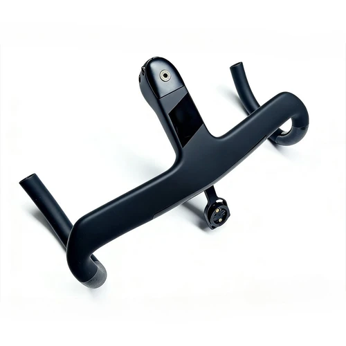 Imagen 2 del producto Nuevo Manillar de cableado interno de fibra de carbono, adecuado para bicicletas de carretera, manillares de grava y accesorios para bicicletas