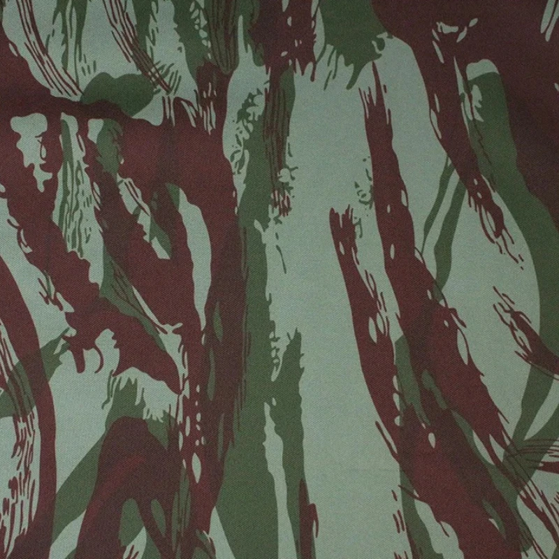 

600D Polyester French Striped Camouflage Fabrics PVC Oxford Waterproof and Wear-resistant Tactical Hunting Sewing DIY Fabric