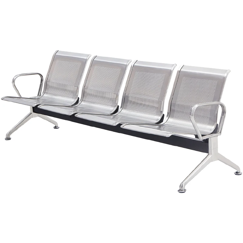 

Three-person row chair Airport stainless steel bench Hospital waiting chair Public row rest seat Infusion chair